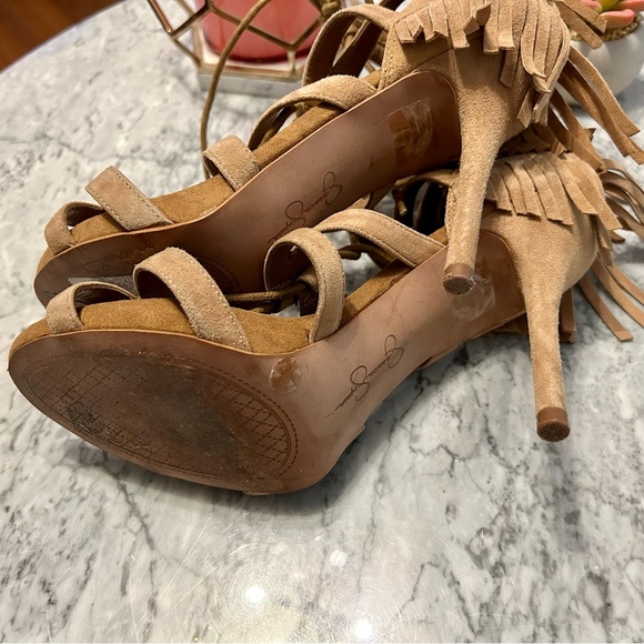 Jessica Simpson fringe heels - Picture 5 of 5